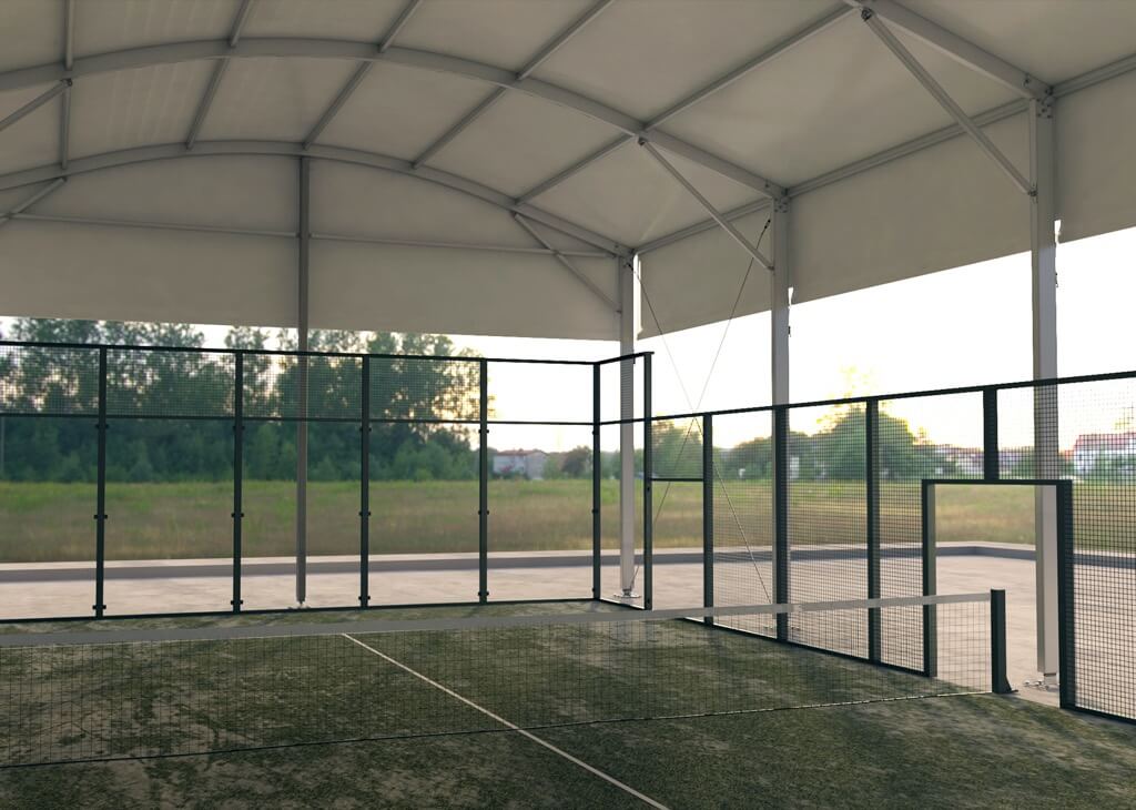 Pista de padel cubierta